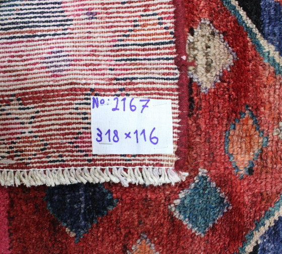 Image 1 of Perzisch tapijt Nomaden Lori 318x116