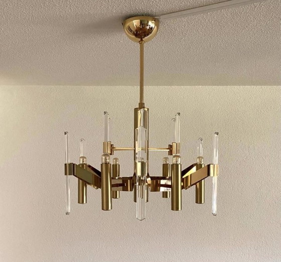 Image 1 of Plafonnier vintage Gaetano Sciolari 70s