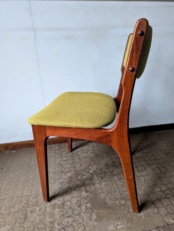 Image 1 of 4 chaises de salle à manger vintage, Danemark, 1960S