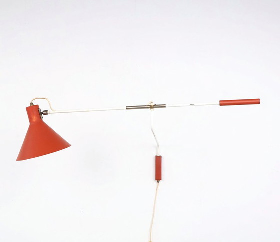 Vintage Anvia 7056 balance wandlamp – J.J.M. Hoogervorst – Wandlampen, Metal (photo 3 of 12)