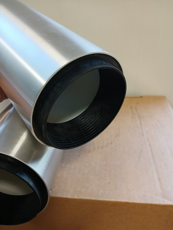 Image 1 of 2 lampade a sospensione in alluminio Space Age di Staff