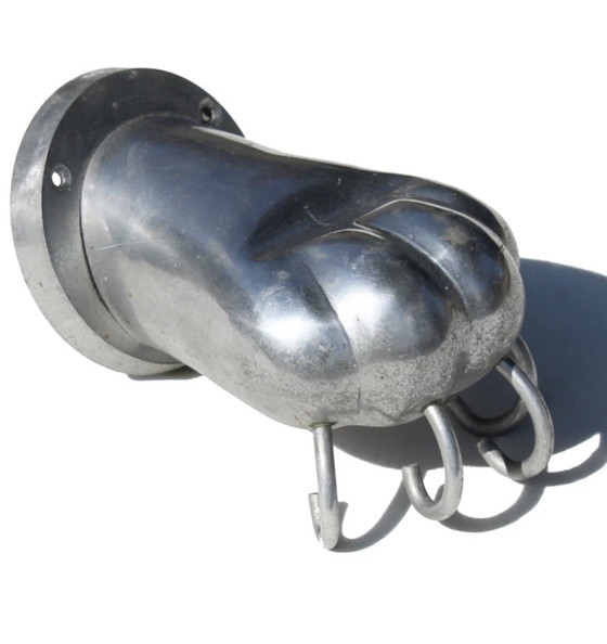 Image 1 of Gancio da parete vintage, artiglio, alluminio