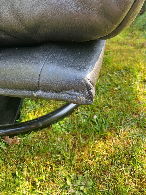 Image 1 of Rolf Benz BMP - Fauteuil design pivotant en cuir