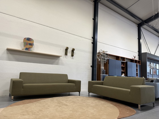 Image 1 of Gelderland 6511 Sofa set 2.5 & 3 Seater Sofa Clay fabric Green