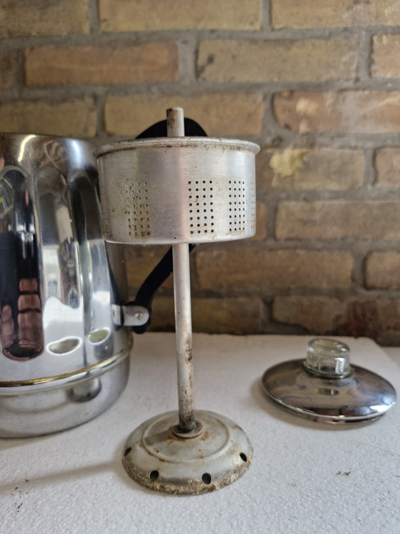 Bella Caffettiera Percolatore Vintage – G. Bredemeijer, Accessori da cucina, Chrome, Glass (photo 3 of 5)