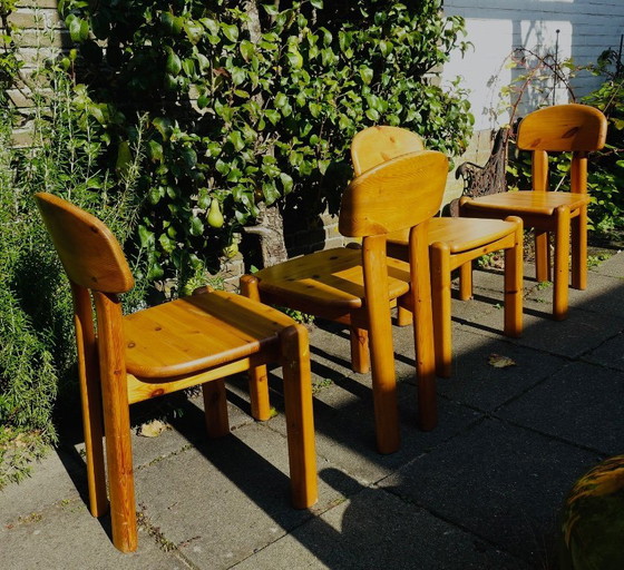 Image 1 of Satz von 4 Rainer Daumiller Diner (attr.) Stühlen