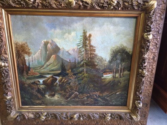 Beautiful painting with a lovely frame – Art, Wood, Canvas (photo 2 of 5)
