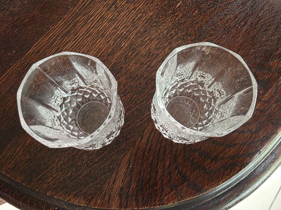 Image 1 of 2st likeurglaasje "longchamp" Cristal d'Arque