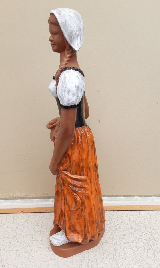 Image 1 of Sculptures ant. en céramique , Tyl et Nele , 1950 , A. Gemphenstein