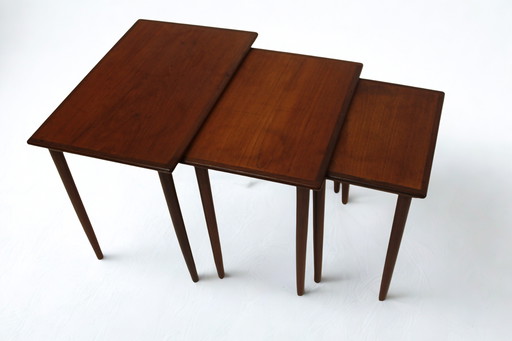 Tavolini laterali vintage 'tavolini impilabili'