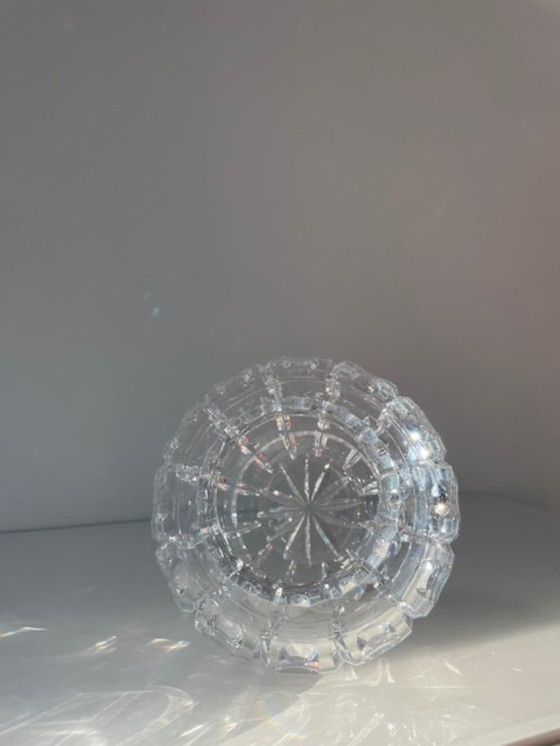 Image 1 of Cut crystal sphere vase