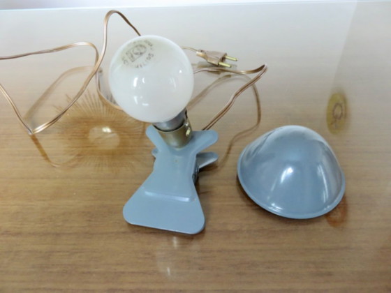 Image 1 of Neue, ungetragene, pilzförmige Klemmlampe aus einem Geschäft. 1970