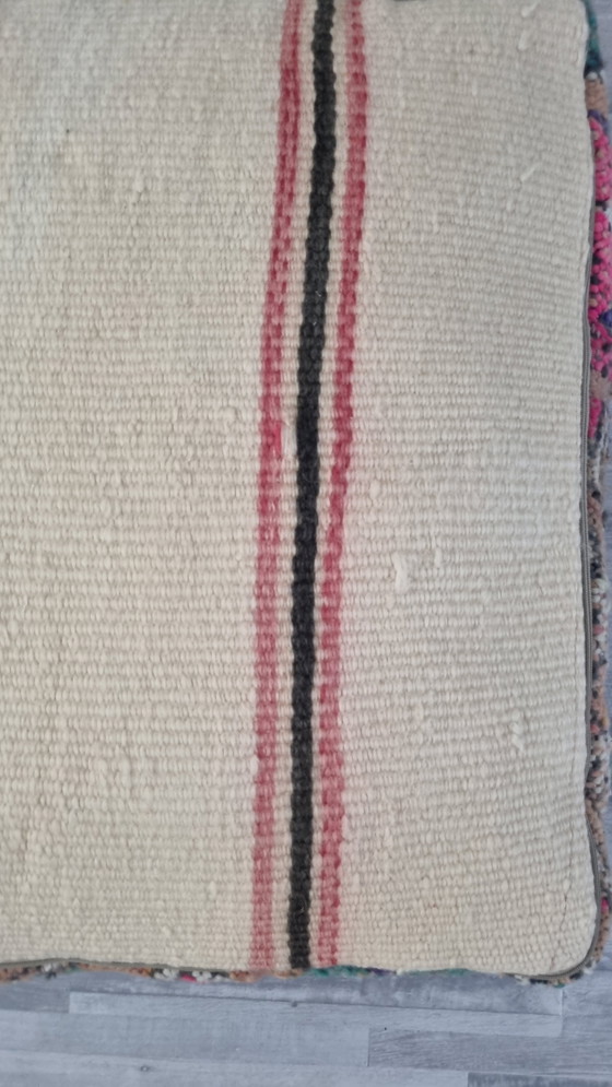 Image 1 of Pouf berbère vintage, coussin de siège marocain, coussin de sol