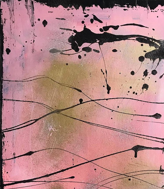 Original Acrylic Painting Abstract Expressionism Tenderness – Paintings & Drawings, Canvas (photo 4 of 7)