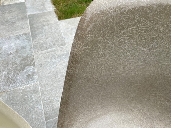 Image 1 of Set of 4 Eames Herman Miller Vintage DSW Fiber Walnut Chairs