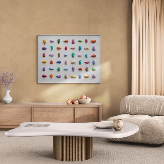 Image 1 of Huîtres colorées - 104 x 134 cm