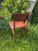 Chaise vintage rétro, chaise de cuisine, années 1960, RDA