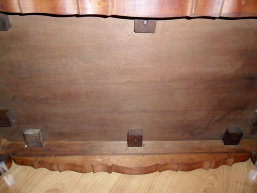 vintage coffee table cherry wood