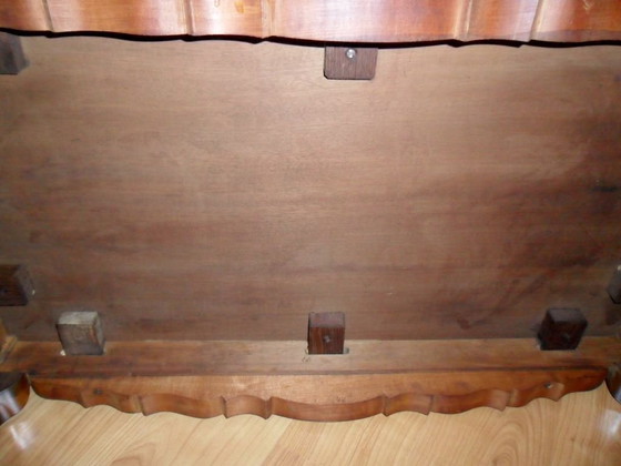 Image 1 of vintage coffee table cherry wood
