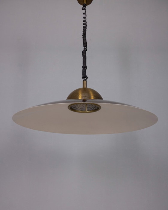Image 1 of Lustre roulant en métal, design italien vintage des années 70