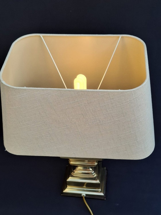 Image 1 of Vintage Italian Brass Table Lamp | 1950s