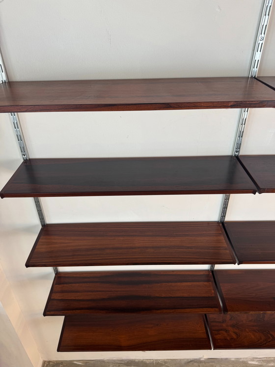 Image 1 of Kai Kristiansen palissander wandsysteem van Feldballes Møbelfabrik – Deense modulaire elegantie