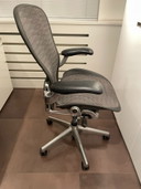 Herman Miller Aeron full options polished tuxedo