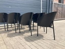 6 chaises Costes Driade noires originales Philippe Starck