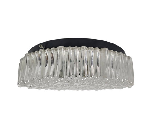 Hustadt Leuchten - 'Bubble glass' - ceiling light - Germany - 70's