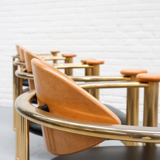 Image 1 of Postmodern Eetkamerstoelen Goud 