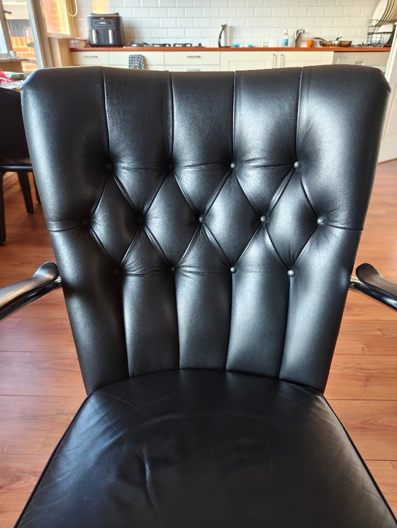 Dutch Originals Gispen 412SGE, Sillones, Cuero, Cromo, Negro, Bauhaus (foto 5 de 6)