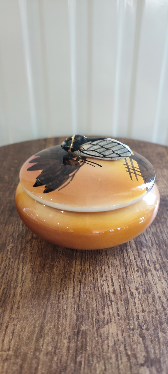 Image 1 of Bonbonnière cigale Louis Sicard in Vallauris