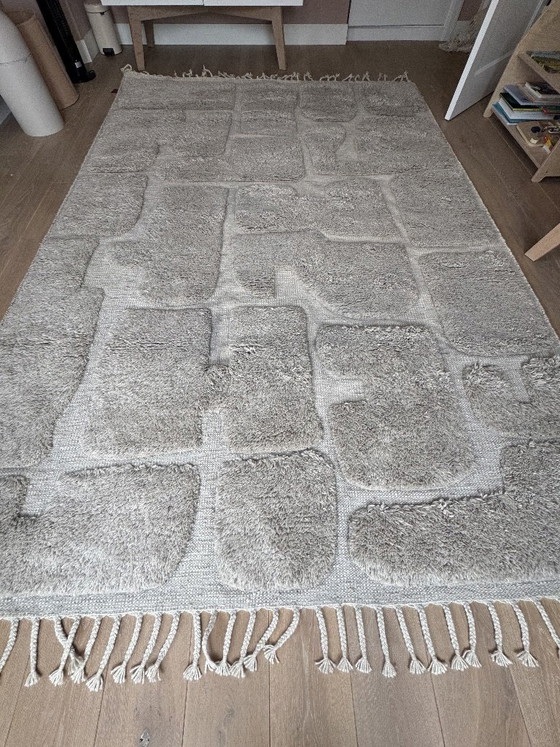 Image 1 of Tappeto Rugvista in lana Eros grigio 200x300 cm