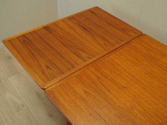 Image 1 of Teakholztisch, dänisches Design, 1970er Jahre, hergestellt in Dänemark