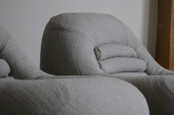 Image 1 of Ein Paar Carrera-Sessel von De Pas D'Urbino & Lomazzi für BBB Bonacina