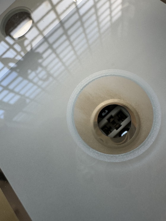 Image 1 of Applique Grossmann in ottone e vetro, anni '80