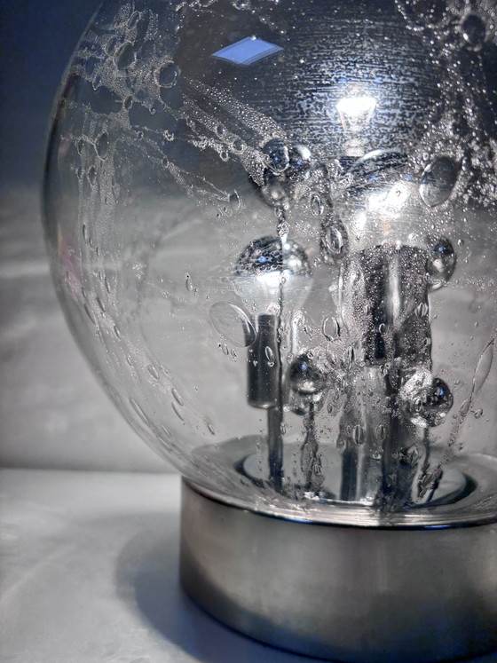 Originele Vintage Doria Leuchten 'Big Ball' Tafellamp Jaren 70 Space Age Klassieker – Tafellampen, Glass (photo 6 of 15)