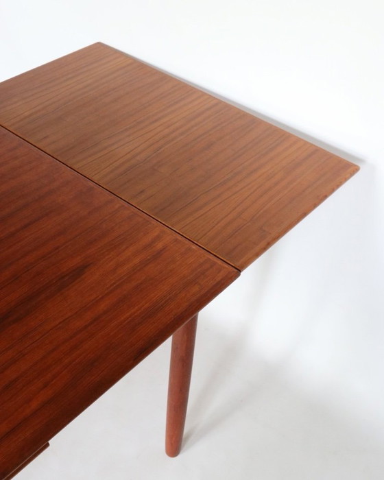 Image 1 of Vintage teak XL extendable dining table Danish design retro