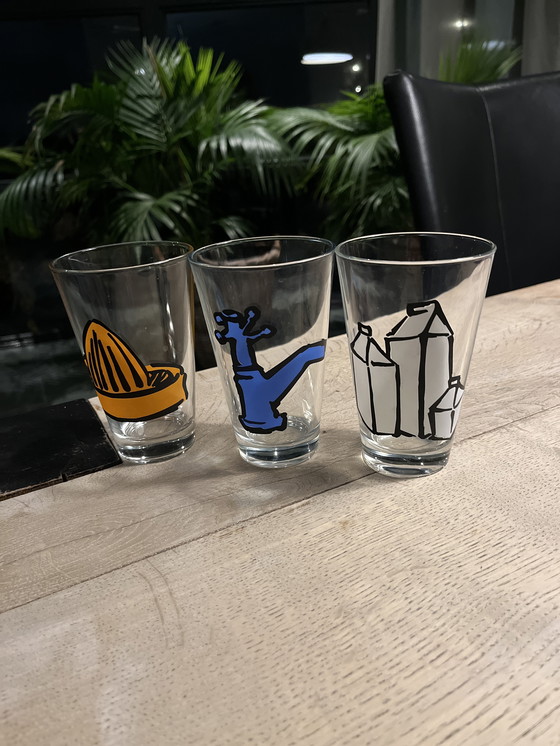 Image 1 of 3 verres à boire Art Cerve Italie