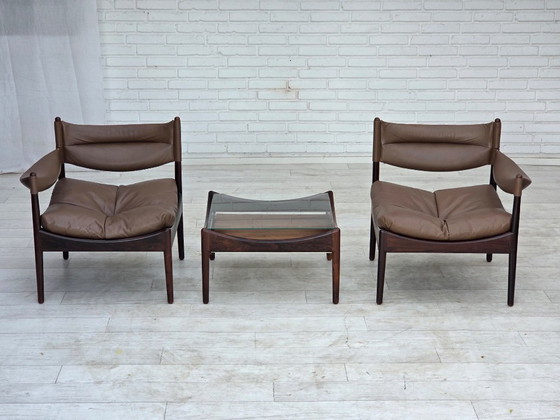 Jaren 70, Deens Design van Kristian Vedel, Modulaire bank, Model Modus. – Modulaire banken, Wood (photo 9 of 25)