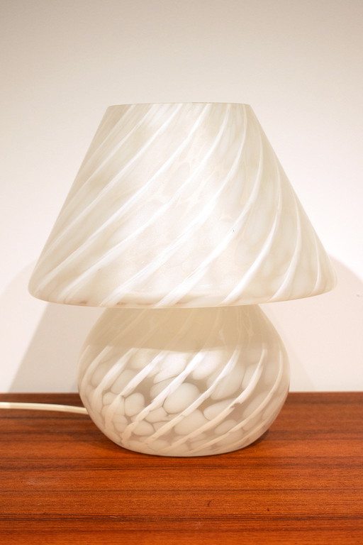 Glass mushroom table lamp 71892