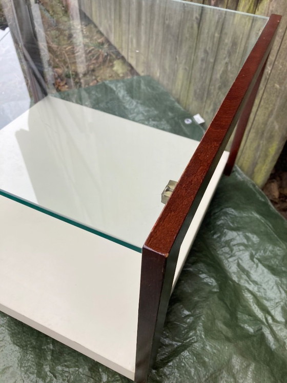 Image 1 of 2 x elegant vintage coffee tables - side tables - on casters