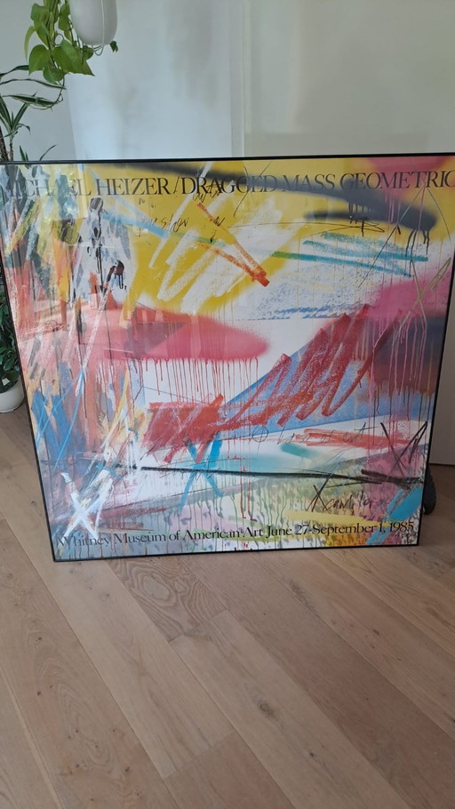 Exposition d'affiches de Michael Heizer 1985