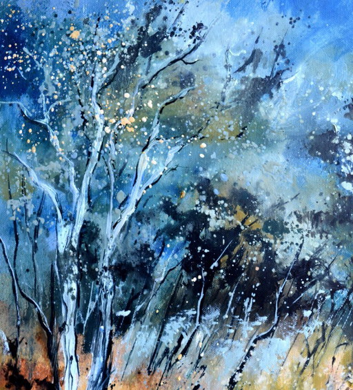 Winter in the Wood – schilderijen tekeningen, Canvas (photo 2 of 5)