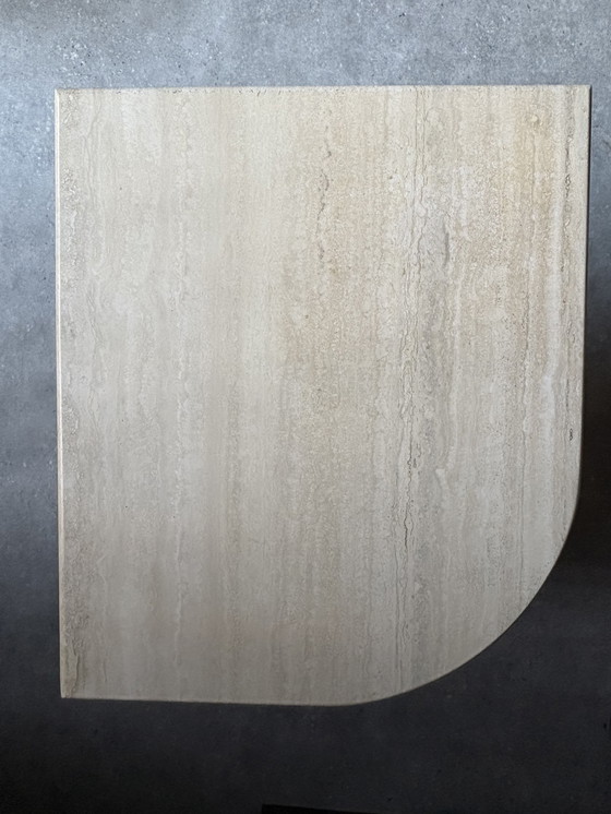 Image 1 of Vintage travertine salontafel Italië