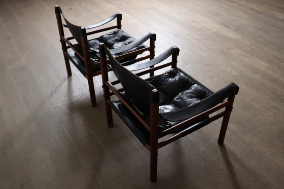 Image 1 of Par de sillones Sirocco de Arne Norell para Norell AB, Suecia, década de 1970