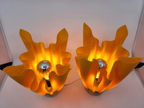 Image 1 of Lampes de tables Georgia Jacob France 1970 Set de 2