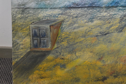 Oil painting on a panel ( signed ) Joop Serno