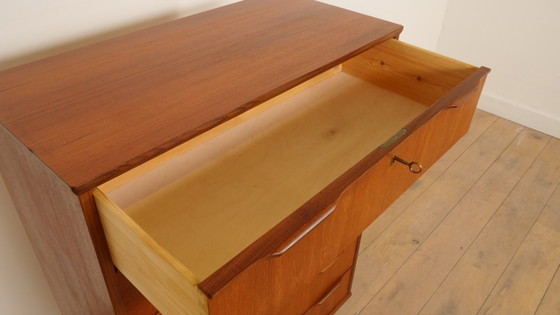 Image 1 of Vintage ladekast | Teak | 6 lades | 121 cm
