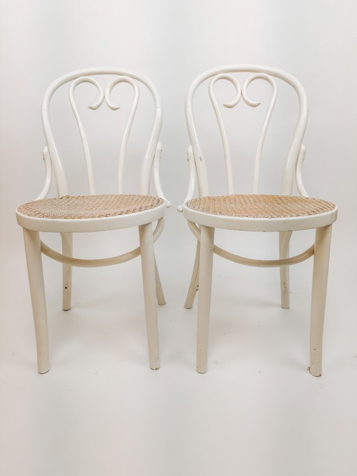 2x Thonet style dining room chairs
